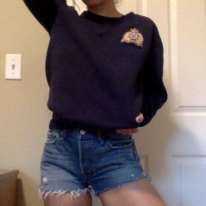 Vintage Navy Crew Neck